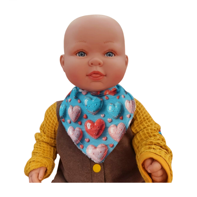 Bandana Corazones 3D