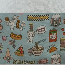 babero impermeable Tom y Jerry Cocina - Blanco +6 m