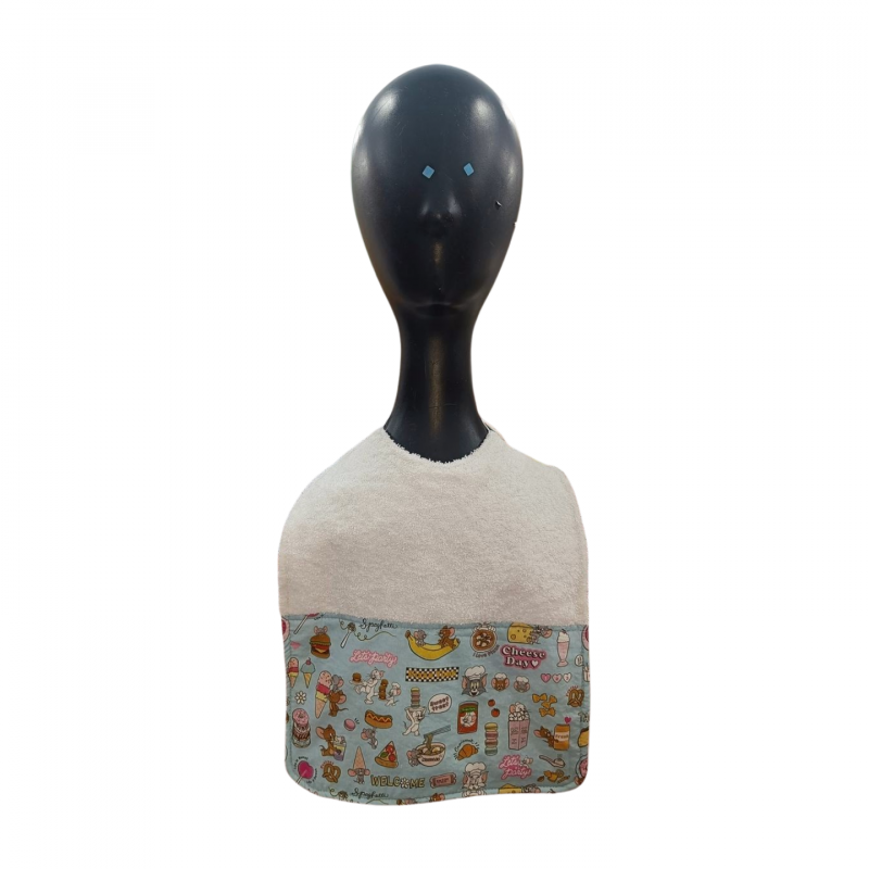 babero impermeable Tom y Jerry Cocina - Blanco +6 m