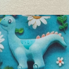 babero impermeable Dinosaurios 3D - Hueso +6 m