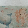 babero impermeable Pulpo y Ballena - Blanco +6 m