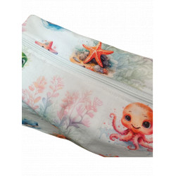 Bolsita impermeable infantil baby fish detalle cremallera