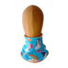 Cuello polar infantil My Little Pony con ponis y arcoíris, vista frontal en maniquí