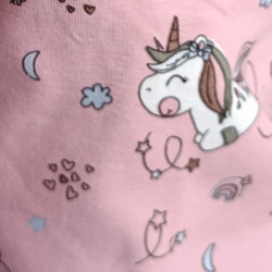 Cuello Polar Infantil Unicornios Rosa | Abrigo cómodo y divertido