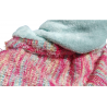 Bufanda triangular con brilli-brilli y coralina