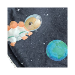 Babero 0-6 meses dinosaurios astronautas