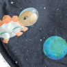 Babero 0-6 meses dinosaurios astronautas