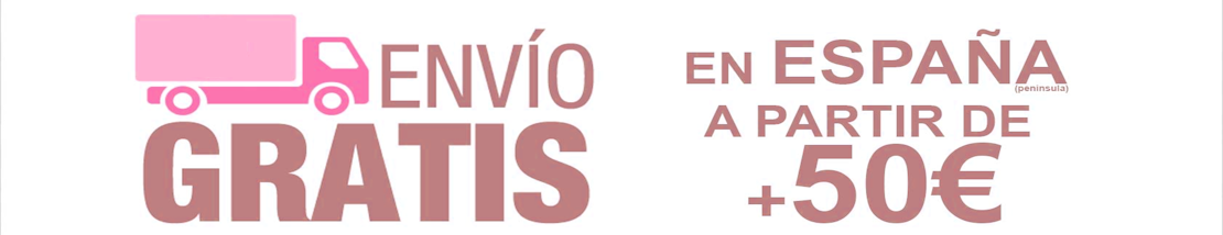 Envío gratuito en España peninsular a partir de 50€